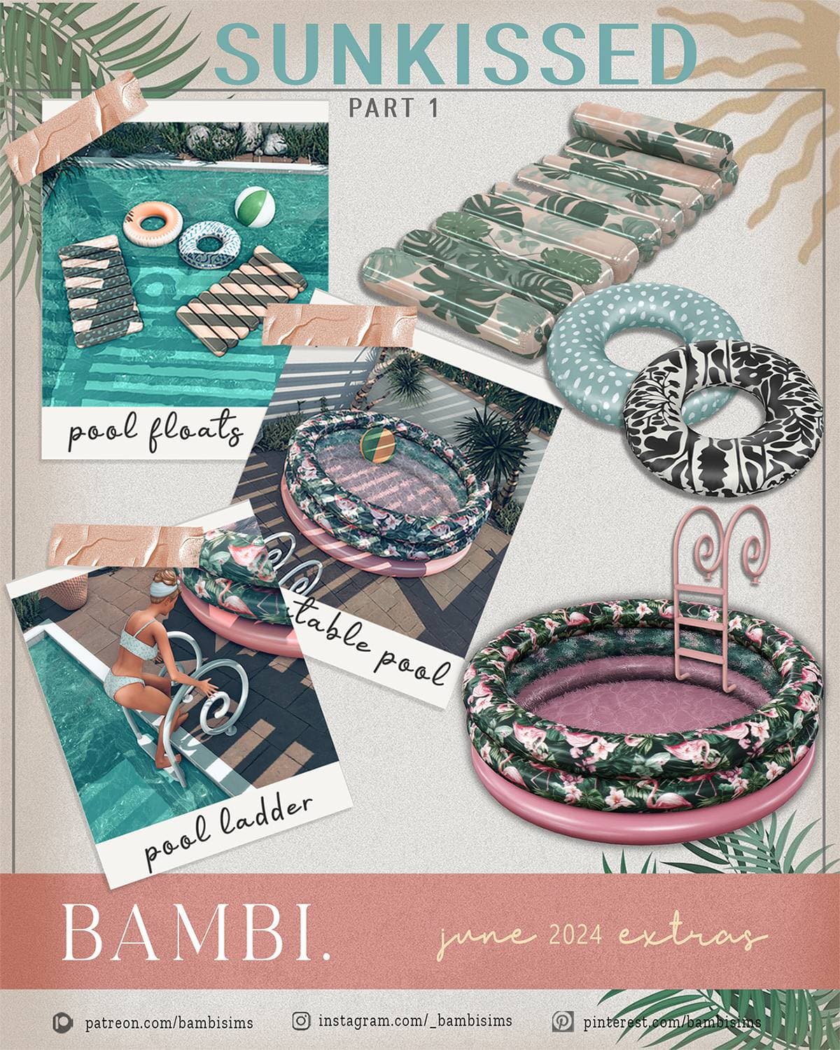 Набор для бассейна Sunkissed Part1